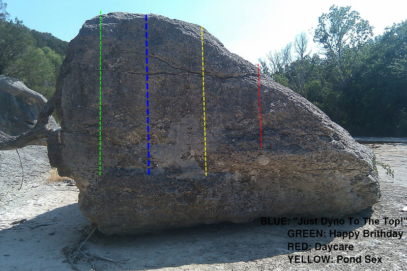 BLUE: "Just Dyno To The Top!"