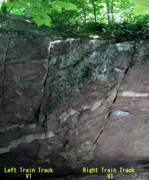 climb the right crack.