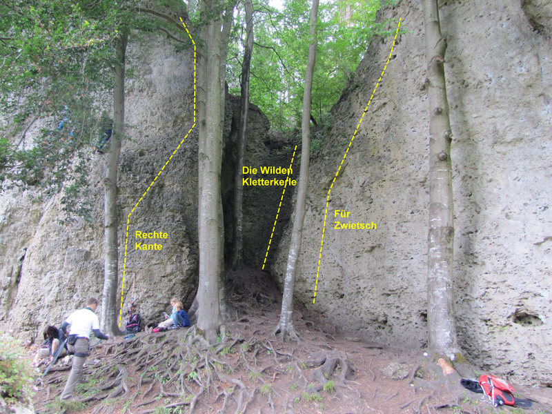 Rock Climbing in Weißenstein, Frankenjura