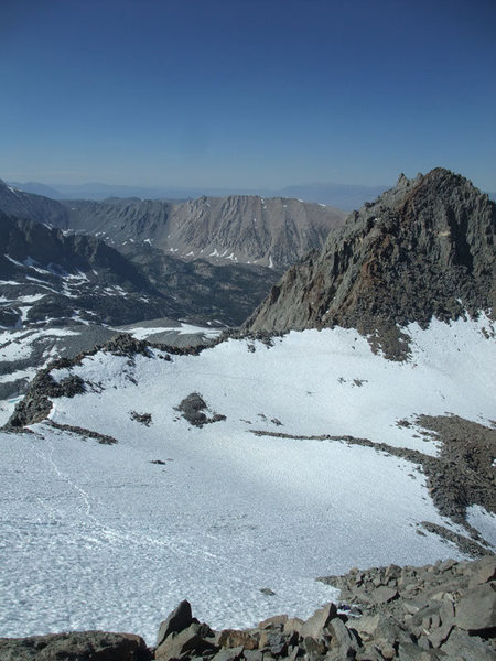 tracks leading to Galey Notch