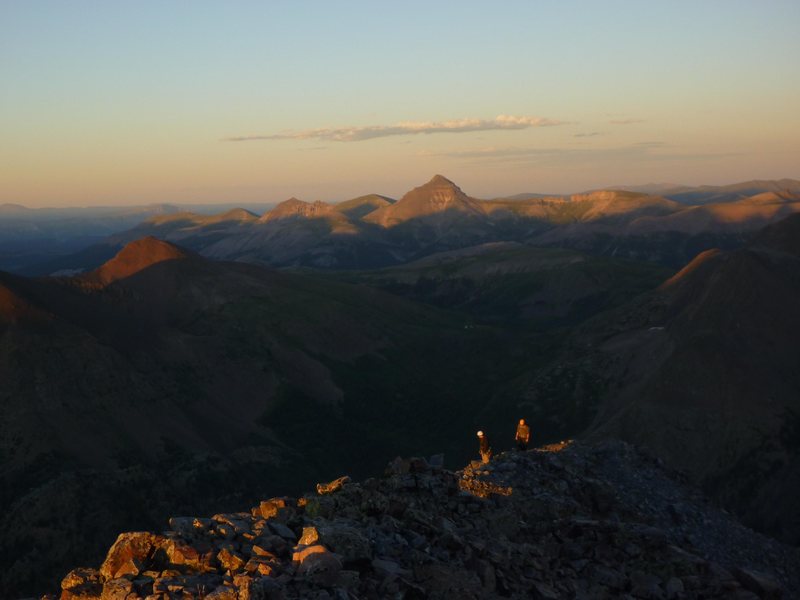 Summit ridge.