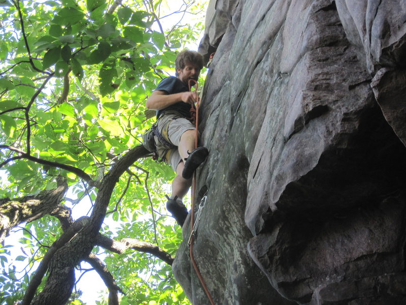 Nick on lead.