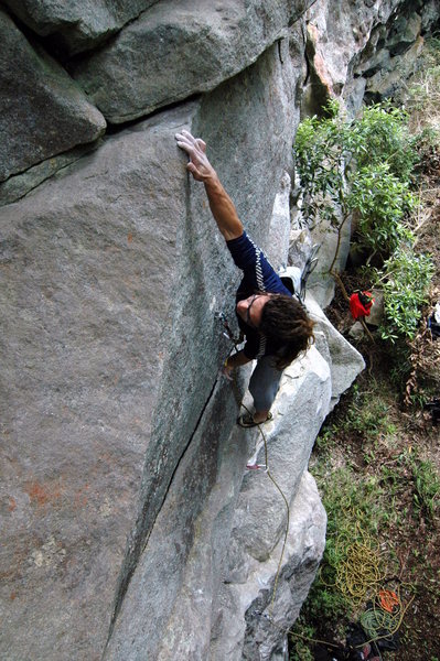 Happy Hour, 5.13a on Pared Seca.