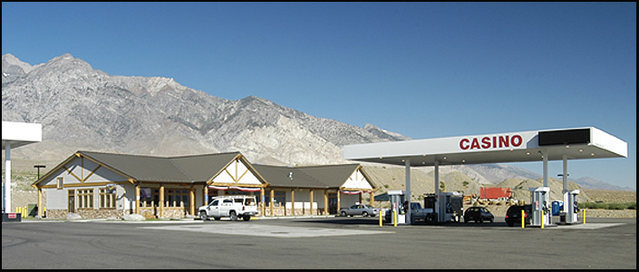 Fort Independence Casino and gas. Cheapest gas on the eastside.<br>
Photo by Blitzo.