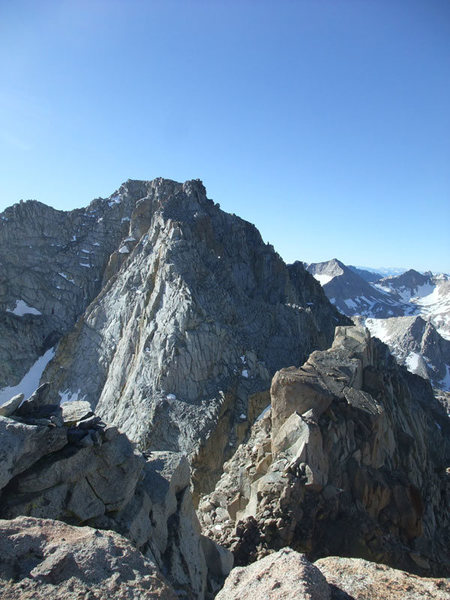 Mendel from the summit of 13,360