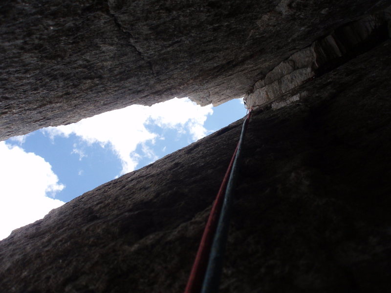 Looking up the squeeze.