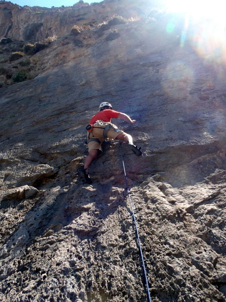 Me on Perseo at Arhi on Kalymnos.