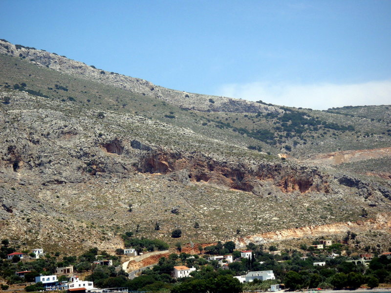 Arginonta as seen from the road before coming into the town of Arginonta.