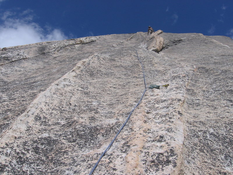 Marcy leading one of the upper pitches