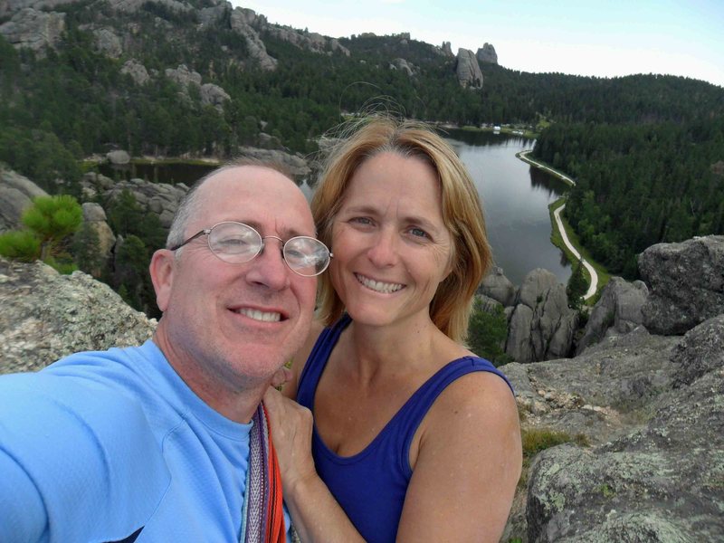 On the summit of Inner Outlet after a great climb!