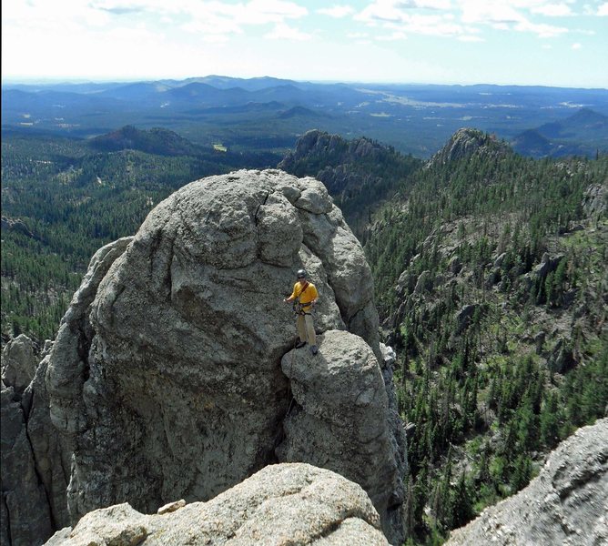 Jeff J. conquers the Balcony Point crux
