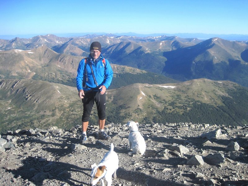 Summit of Torrey's Peak 14267' Aug 3 2011 8.00am