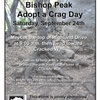 Adopt a Crag - Scheduled for Sat., Sept. 24th at 9am. Meet at the top of Highland. 