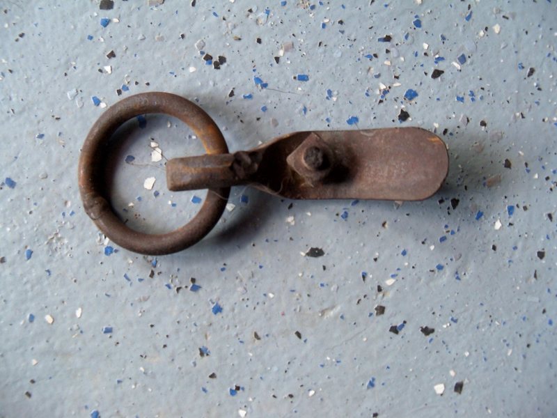 Historical anchors found on this wall were interesting quarter inch creations. Circa '60s, '70s?