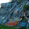 Bouldering at The Quarries.