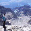 On the summit of Mount Ownen, Grand Teton National Forest.<br>
