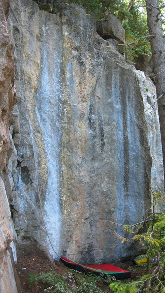 Nice hard line near the Warm Up Wall with some pretty unique holds