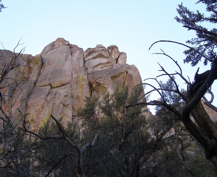 Wall shot of the route