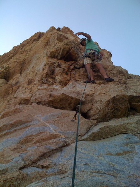 Me leading Pali Gap.