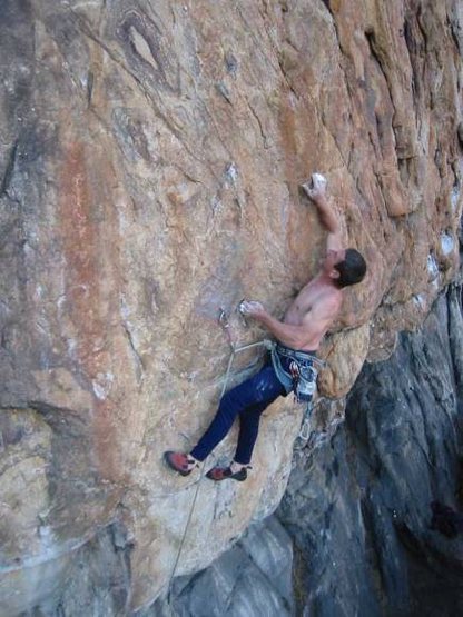 Gus sending the Snag many years after the FA. At the Crux