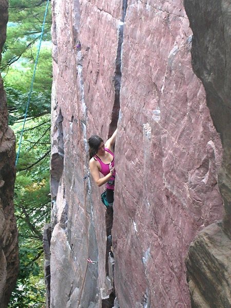 Caroline Lutz on Birch Tree Crack