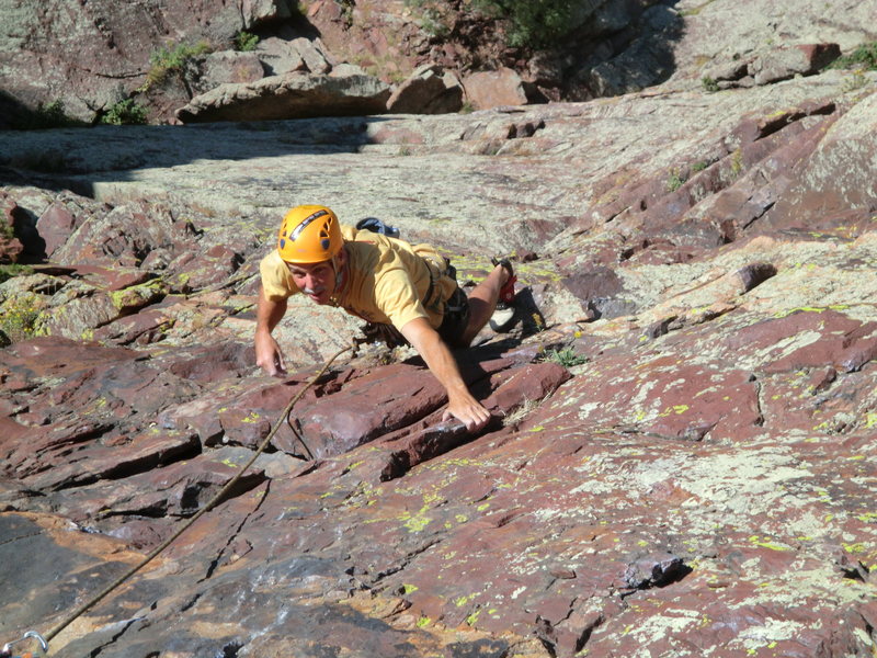 Brad White mid-route.