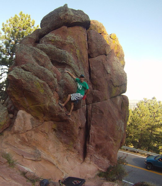Climb Russian Nose, Boulder