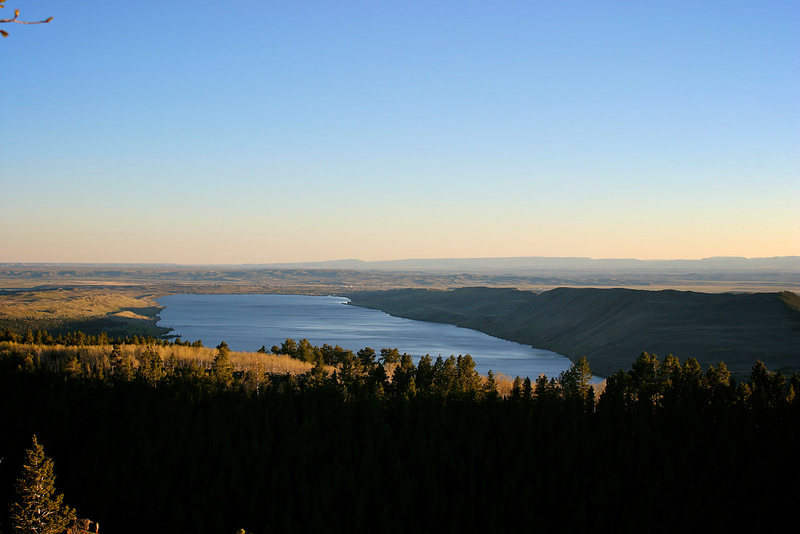 The view south from the top of the North Buttress at Lizard Rocks.