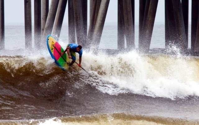 The Huntington Beach Pro, Stand Up World Tour, Day 1.<br>
Photo: Harry Wiewel