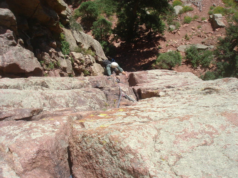 Jason Partin coming up the Great Zot variation for P1.