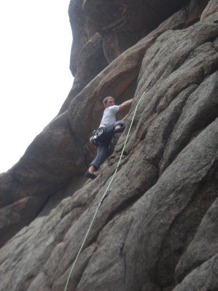 CJ nearing the top.