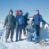 Edmonds Col; the crew returning to Gray Knob after climbing Mt Jefferson, December 1970