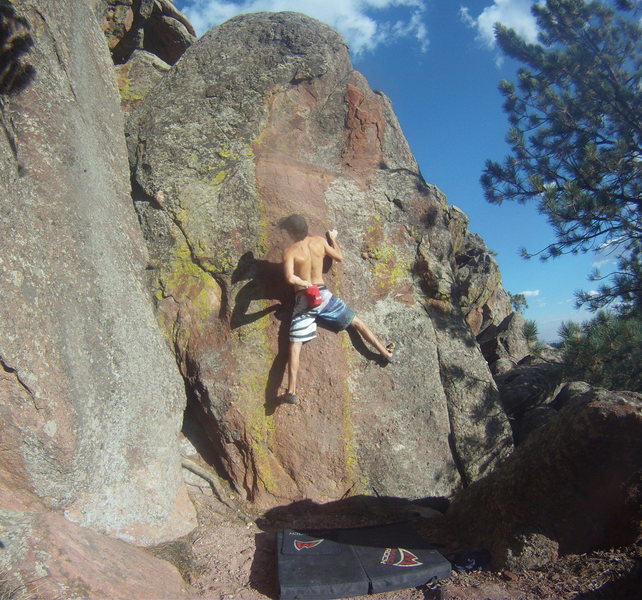Bouldering in The Jug, Boulder