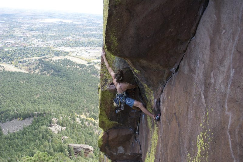 Rock Climb Death and Transfiguration, Flatirons