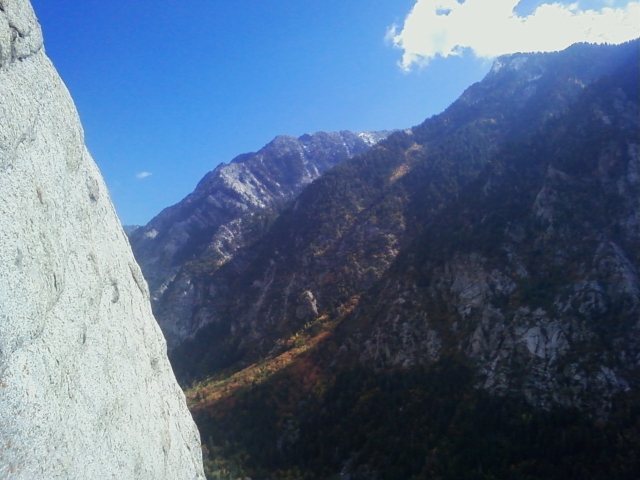 View from the top of Plumb Line. Beautiful climb on a beauiful day.