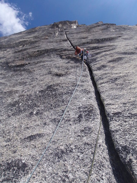 Rock Climbing in Pigeon Feathers, Bugaboos