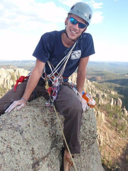 Me sitting on top of West Gruesome<br>
August 2010<br>
Sam Smolnisky Photo