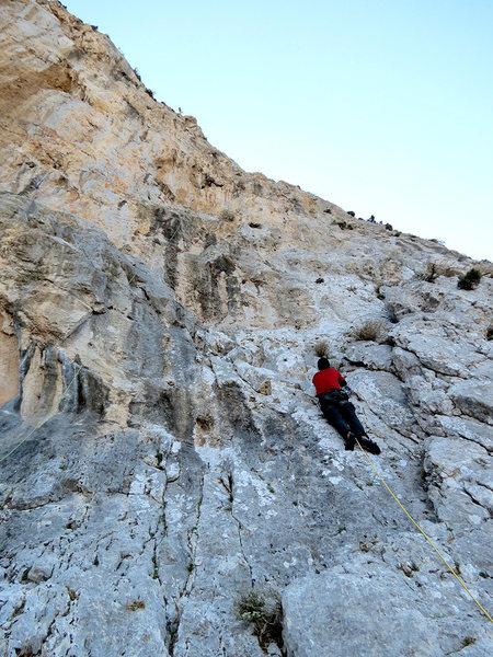 Matt Nance working up the initial blanc blocks of "Kalyne."