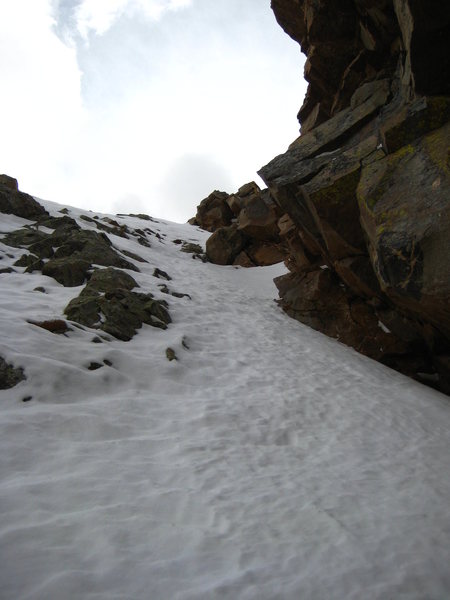 Nearing the top! Exit in sight.