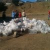 Trash from the Adopt-A-Crag at Stoney on 10/29/11