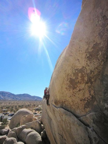 Past the business on Bearded Cabbage. Cool route!