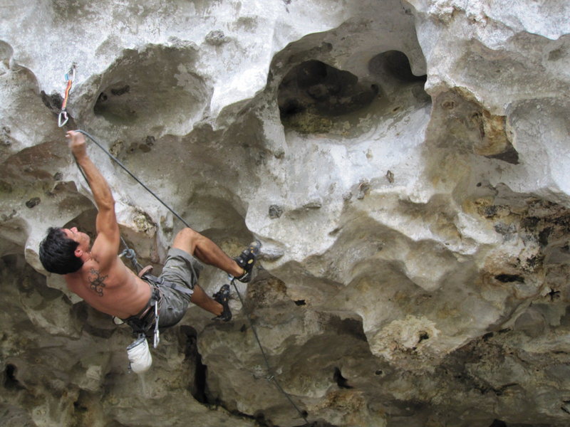 Chien Lee, at the bottom of Bas Laici. He started in the roof section (optional).