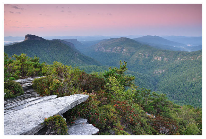 After you get done climbing be sure to head up to the summit for sunset. Its only a 10 minute walk from the main wall. Don't forget your headlamp.