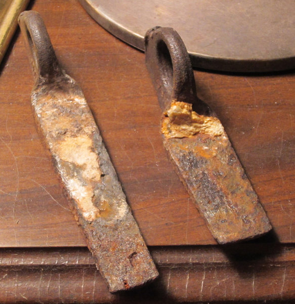 A couple of the old pins that were recently replaced on Ma'adim.