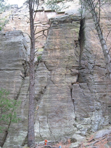 Here's the bottom half of the route.