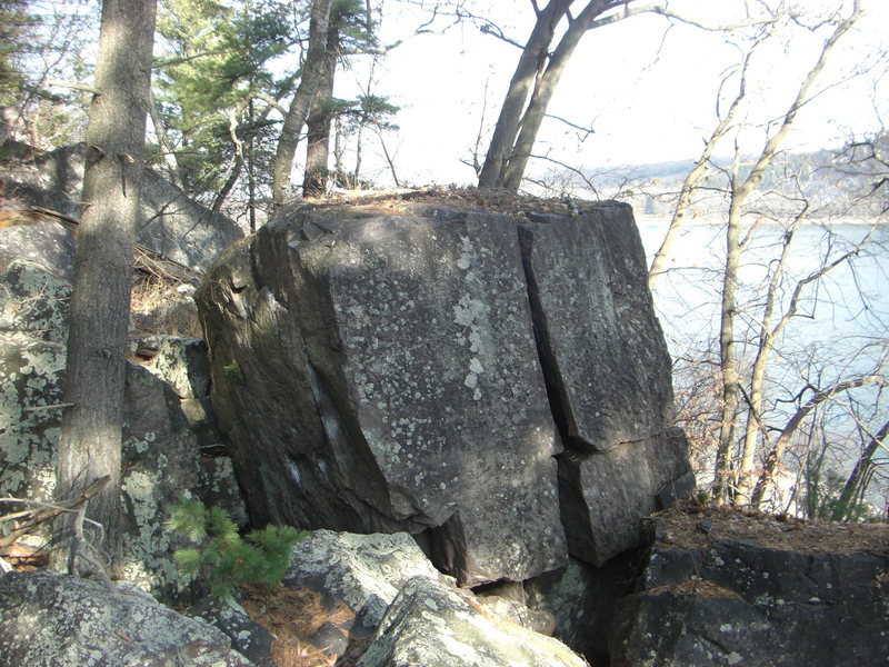 Climb large crack. Loompa Land is on the left.