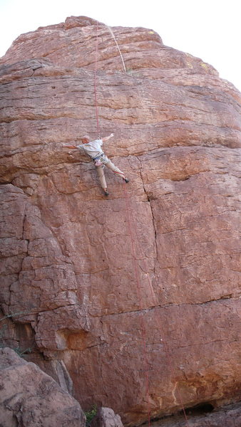 DAS rapping the line -- left hand points to First Stone, right hand points to He Without Sin