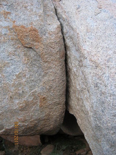 The top section of rat crack