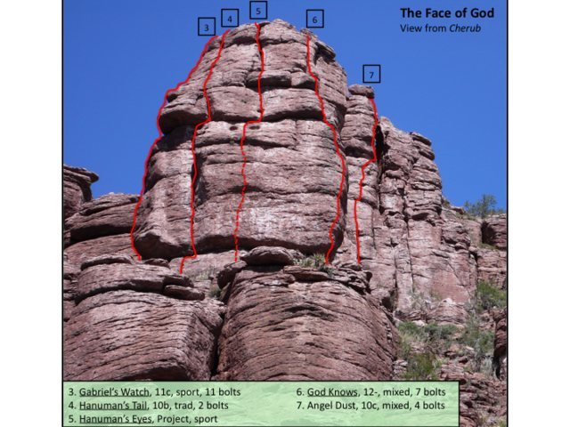 The Face of God climbs
