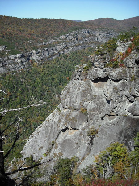 View of the prow from across the amphitheater.